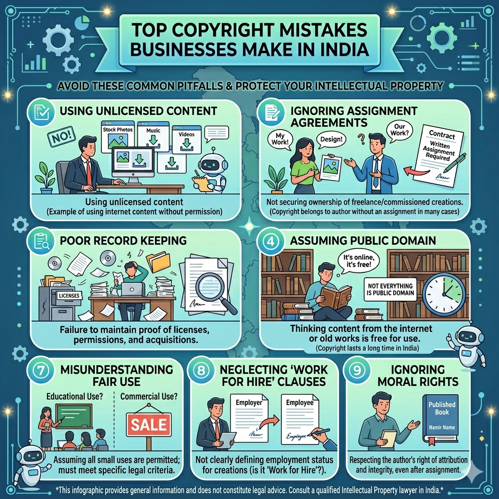 Copyright mistakes