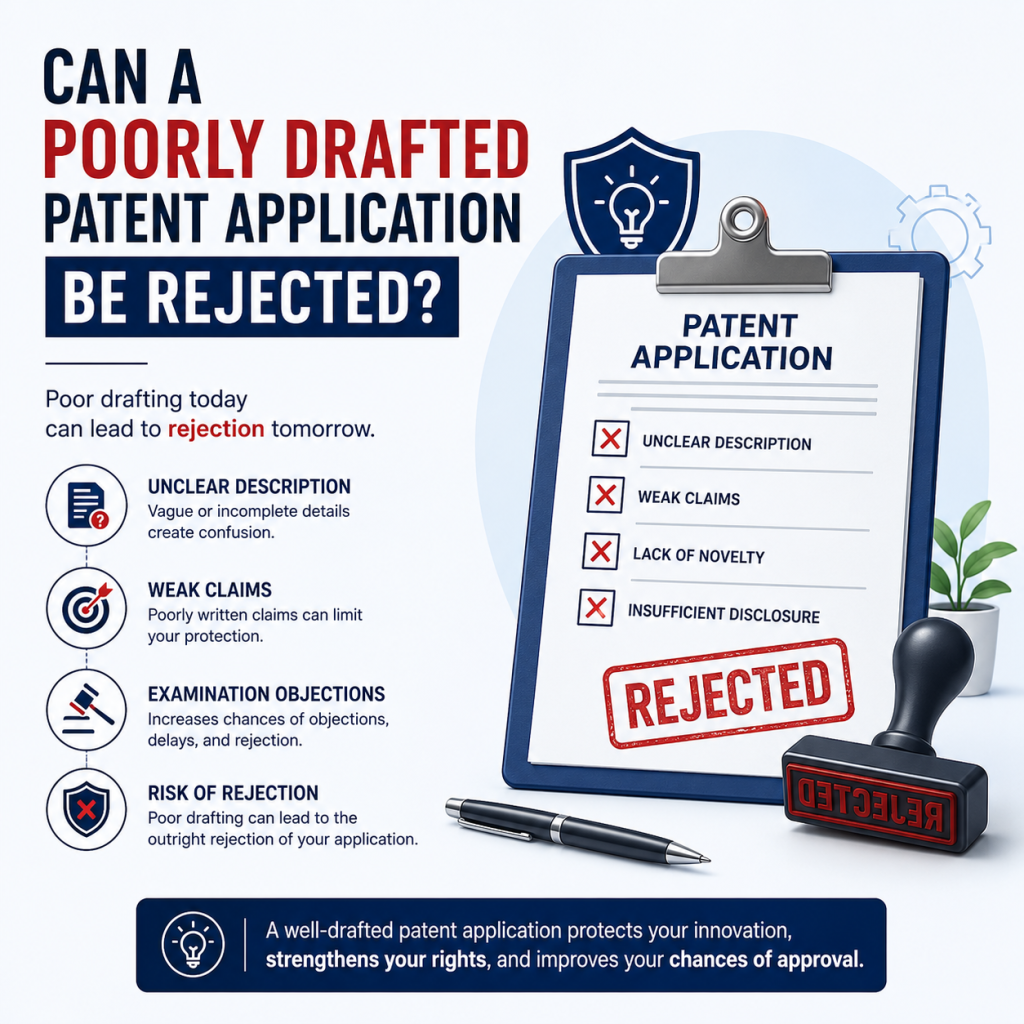 Can poorly patent rejected
