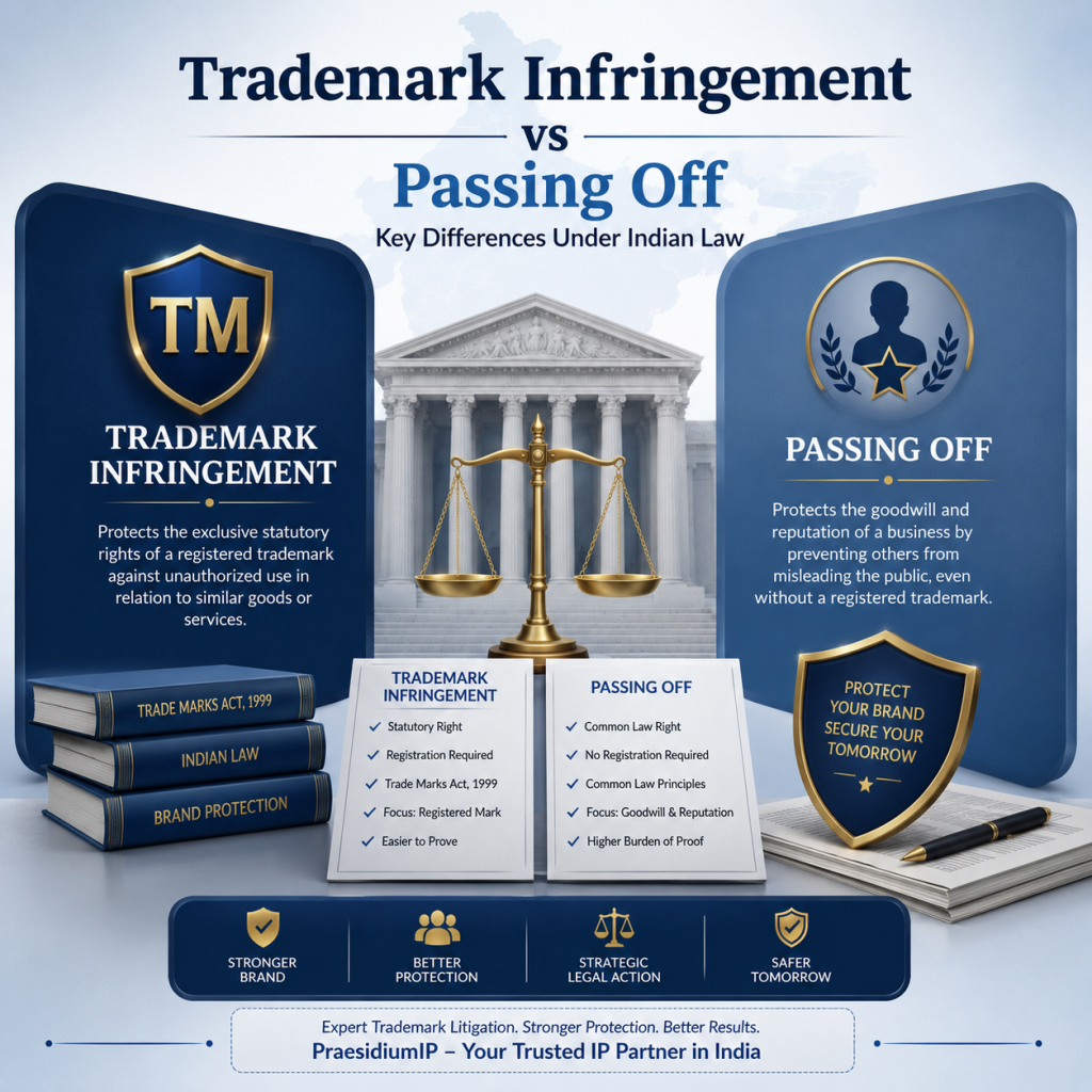 Trademark Infringement vs Passing Off