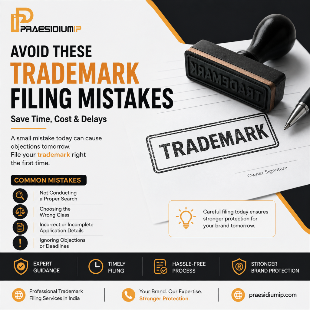 Trademark filing mistakes